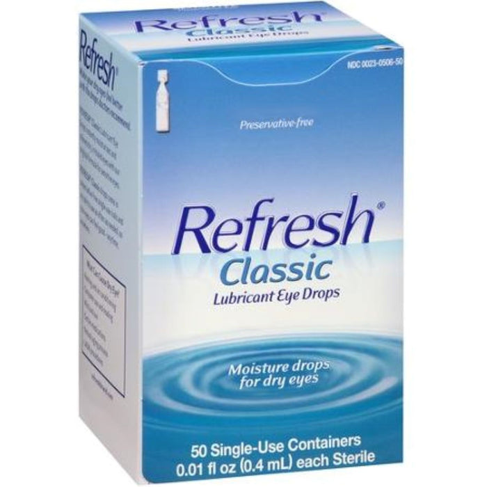 Refresh® Classic Lubricant Eye Drops – Preservative-Free (Single-Use Containers) by Pasteur Pharmacy