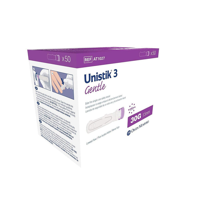 Leader Health Care Owen Mumford Unistik 3 Gentle Single Use Safety Lancets by Pasteur Pharmacy