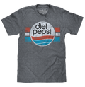 Diet Pepsi Logo T-Shirt - Gray by Tee Luv