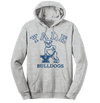 Yale Bulldog Pullover Hooded Sweatshirt - Gray