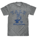 Yale University Bulldogs Logo T-Shirt - Gray by Tee Luv