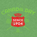 Vintage Faded Canada Dry Ginger Ale T-Shirt - Heather Kelly Green by Tee Luv