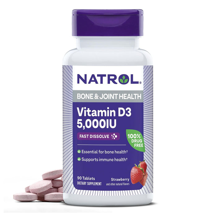 Vitamin D3 Td 5000 U - 90 Strawberry by Pasteur Pharmacy