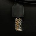 Saint Laurent Shopping Tote Bag in Calfskin Black Leather #3319 by Bolt Boutique