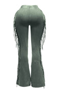 Fringe Detailed Pants by The House of Stylez