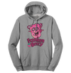 Franken Berry Monster Cereal Mascot Hooded Sweatshirt - Oxford Gray