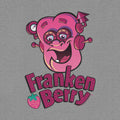 Franken Berry Monster Cereal Mascot Hooded Sweatshirt - Oxford Gray by Tee Luv
