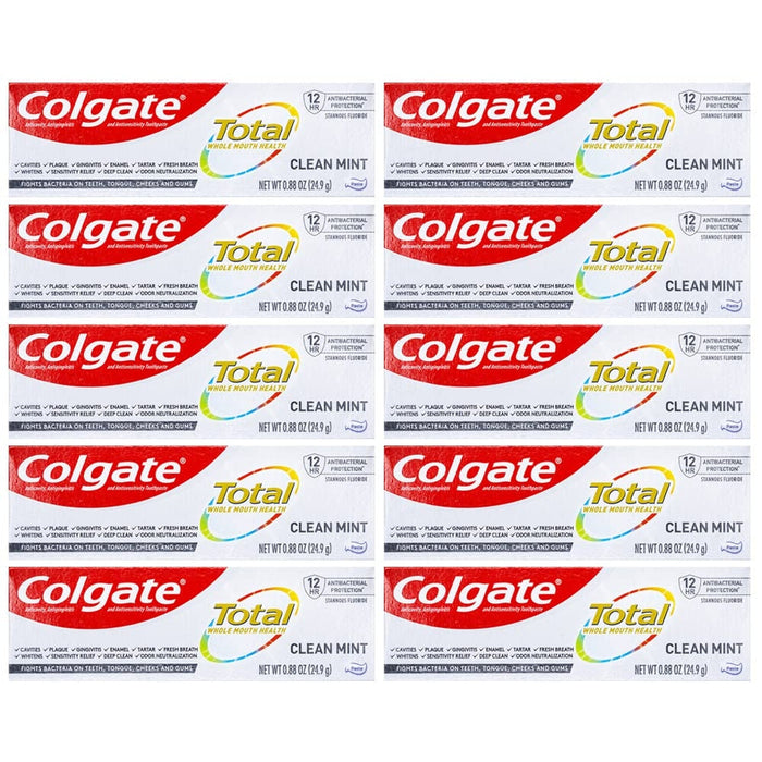 Colgate Total Toothpaste, Clean Mint, Travel Size, 0.88 Ounce by Pasteur Pharmacy