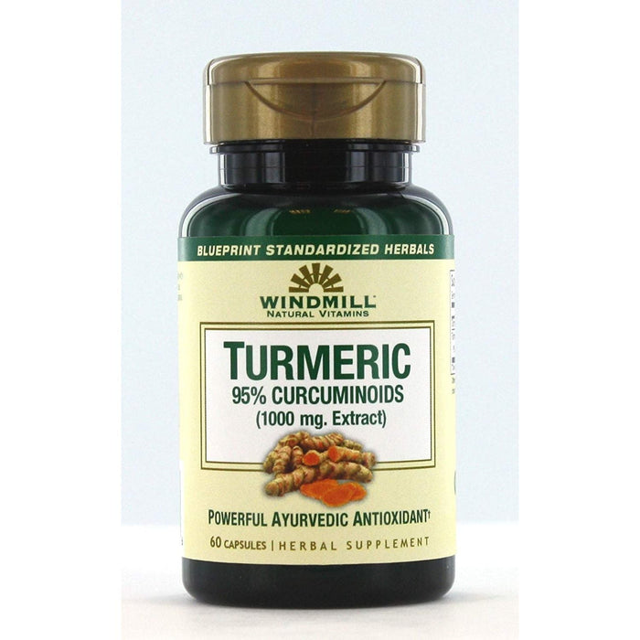 Windmill Turmeric 95% Curcuminoids 1000 Mg Capsules by Pasteur Pharmacy