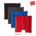 4-Pack: Hanes 100% Cotton Boxer Briefs - Size: Small by DailySale