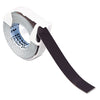 DYMO Self-Adhesive Glossy Labeling Tape for Embossers, 0.37" x 9.8 ft Roll, Black