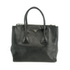 Louis Vuitton Monogram Canvas Alma PM Brown Tote Bag #Prada Glaze Calf Black City Twin Pocket Tote Bag -#3340
