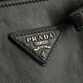 Louis Vuitton Monogram Canvas Alma PM Brown Tote Bag #Prada Glaze Calf Black City Twin Pocket Tote Bag -#3340 by Bolt Boutique