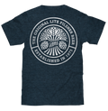 Miller Lite Beer Logo Front and Back Print T-Shirt - Denim Black Heather by Tee Luv