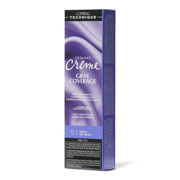 L'Oreal Excellence Creme Hair Color 5.1, Medium Ash Brown, 1.74 Oz by Pasteur Pharmacy