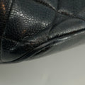 Chanel Matelasse Black Caviar Skin Medallian Reprint Shoulder Bag #3344 by Bolt Boutique