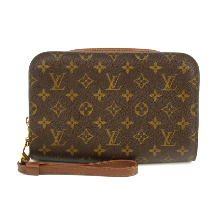 Louis Vuitton Monogram Canvas Brown Orsay Clutch Bag -#3345 by Bolt Boutique