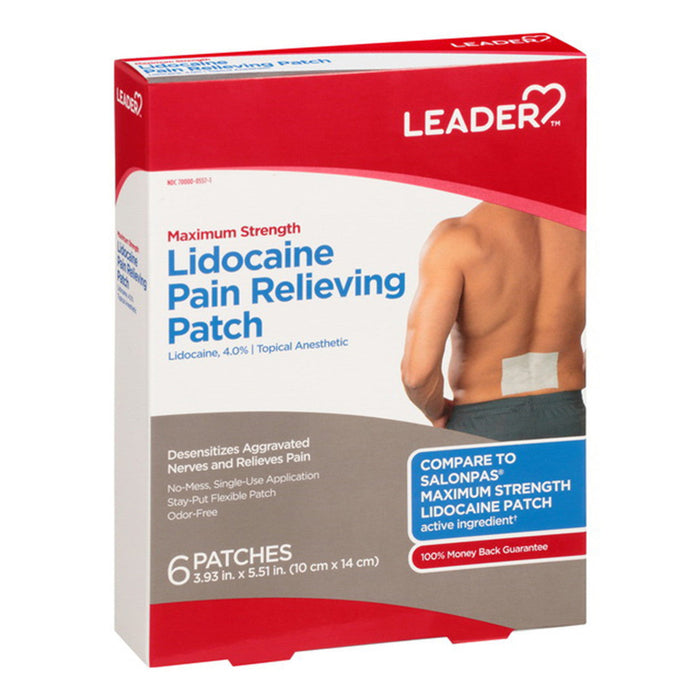 Leader™ Lidocaine Pain Relieving Patch (Maximum Strength) by Pasteur Pharmacy