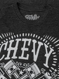 Chevrolet All American Muscle T-Shirt - Gray by Tee Luv