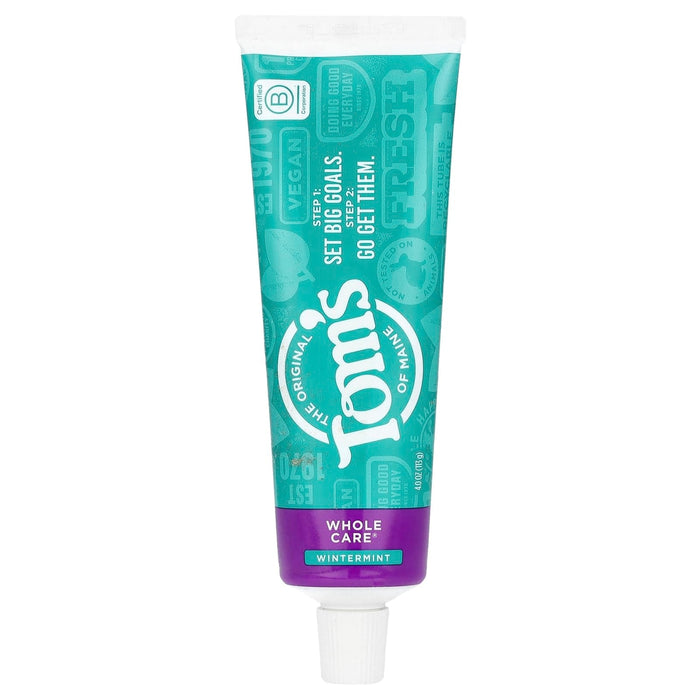 Tom's of Maine S Whole Care Natural Toothpaste Wintermint 4 Oz by Pasteur Pharmacy