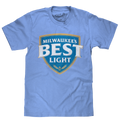 Milwaukee's Best Light Logo T-Shirt - Blue by Tee Luv