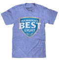 Milwaukee's Best Light Logo T-Shirt - Blue by Tee Luv