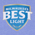 Milwaukee's Best Light Logo T-Shirt - Blue by Tee Luv
