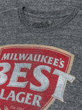 Milwaukee's Best Lager T-Shirt - Gray by Tee Luv