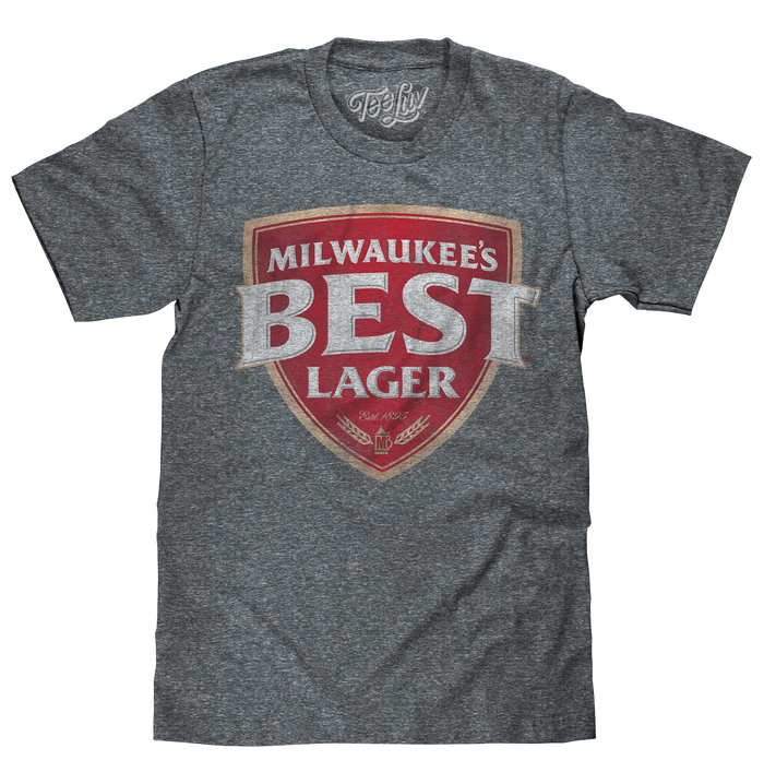 Milwaukee's Best Lager T-Shirt - Gray by Tee Luv