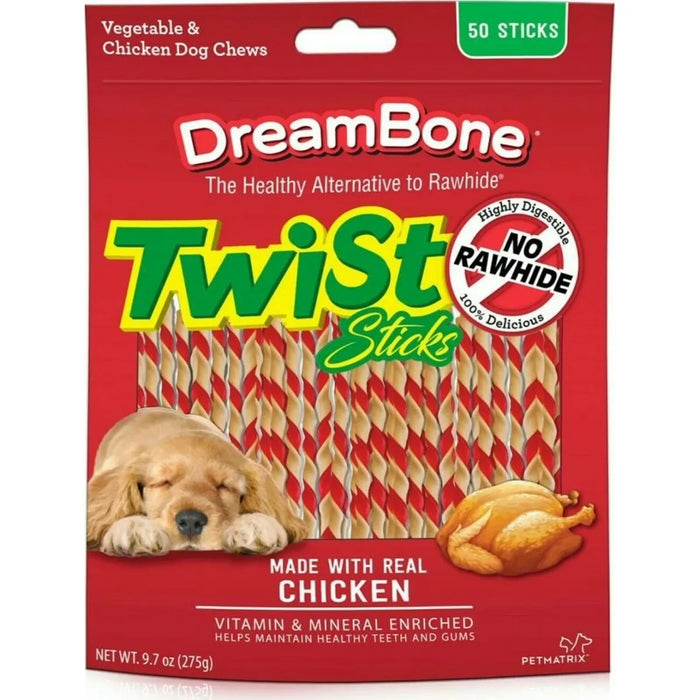 DreamBone® Twist Sticks – Rawhide-Free Dog Chews by Pasteur Pharmacy