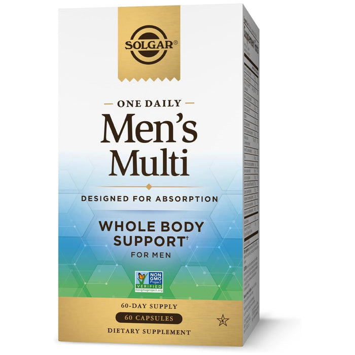 Solgar One Daily Men's Multi, 60 Capsules by Pasteur Pharmacy