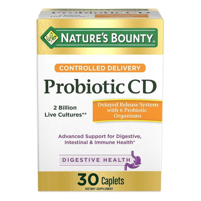 Nature's Bounty Probiotic CD Controlled Delivery, Caplets by Pasteur Pharmacy