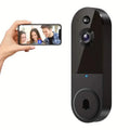 1080P HD Smart Doorbell Camera with AI Detection & Night Vision by DailySale