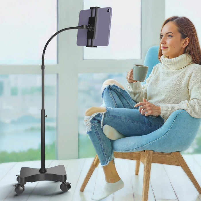 NEW - LEVO Gooseneck Tablet Floor Stand WITH Casters by Levō