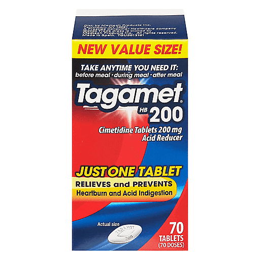 Tagamet HB 200 Value Size Acid Reducer 70 Tablets by Pasteur Pharmacy