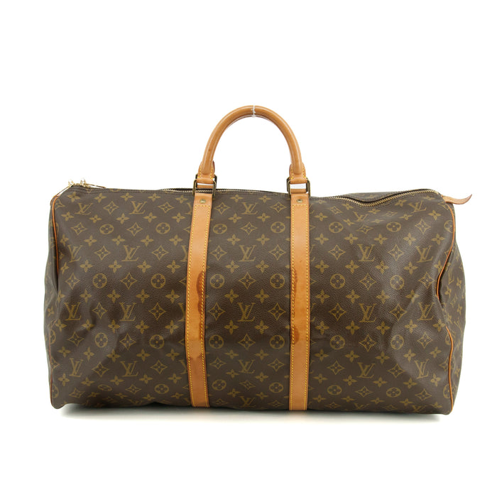 Louis Vuitton Monogram Keepall 55 Boston Bag Brown #3374 by Bolt Boutique