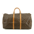 Louis Vuitton Monogram Keepall 55 Boston Bag Brown #3374 by Bolt Boutique