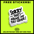 Pay Grade - Hard Hat Decal by Armed American Supply