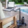 LEVO G2 Deluxe Rolling Laptop Stand WITH Mouse Tray 33801 by Levō