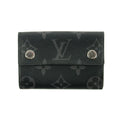 Louis Vuitton Discovery Eclipse Monogram Black Compact Wallet #3383 by Bolt Boutique