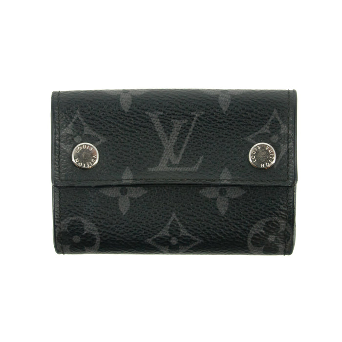 Louis Vuitton Discovery Eclipse Monogram Black Compact Wallet #3383 by Bolt Boutique
