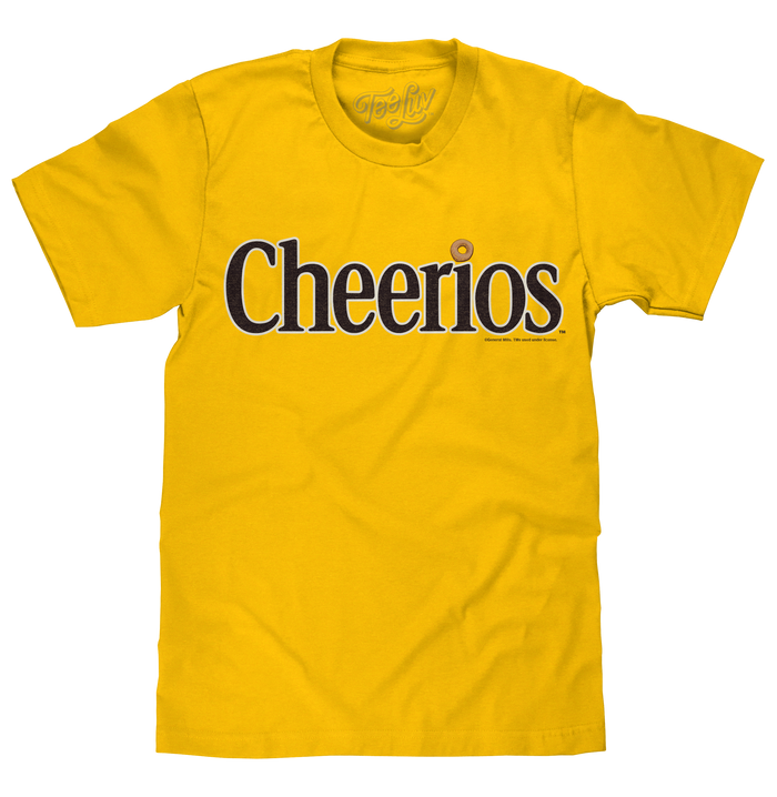 Cheerios Logo T-Shirt - Yellow by Tee Luv