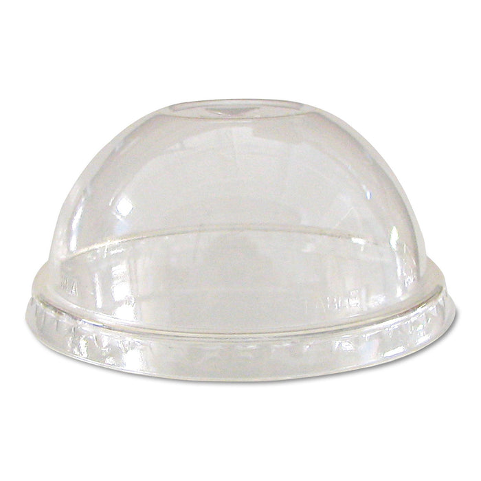 Eco-Products GreenStripe Renew and Comp Cold Cup Dome Lids, Fits 9 oz to 24 oz Cups, Clear, 100/Pack, 10 Packs/Carton
