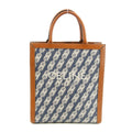Celine Blue Triomphe Canvas Vertical Cabas 2Way Shoulder Bag #3384 by Bolt Boutique