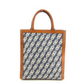 Celine Blue Triomphe Canvas Vertical Cabas 2Way Shoulder Bag #3384 by Bolt Boutique