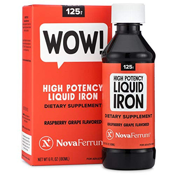 NovaFerrum 125 High Potency Liquid Iron Supplement For Adults, 6 Fl Oz by Pasteur Pharmacy