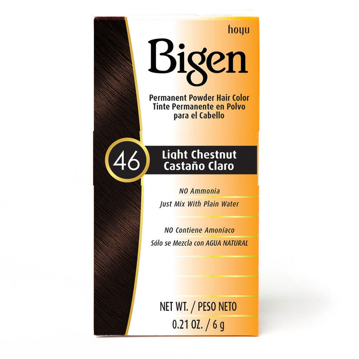 Bigen Permanent Powder Hair Color 46 Light Chestnut by Pasteur Pharmacy