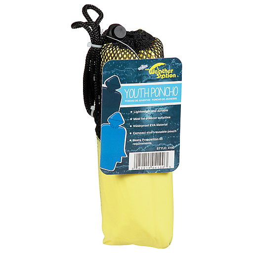 The Weather Station Children’s Reusable Rain Poncho - 1 ct by Pasteur Pharmacy