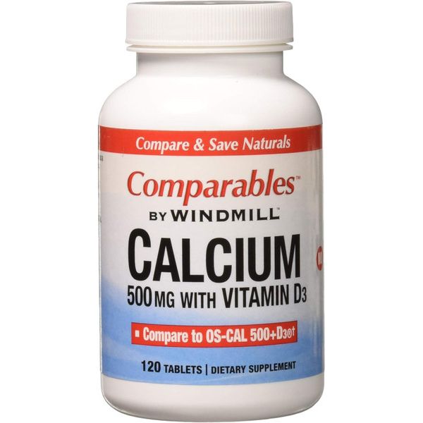 Windmill Oyster Shell Calcium 500 Mg Tablet 120Ea by Pasteur Pharmacy