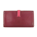 Hermes Burgundy Leather Bearn Soufflet Wallet #3397 by Bolt Boutique